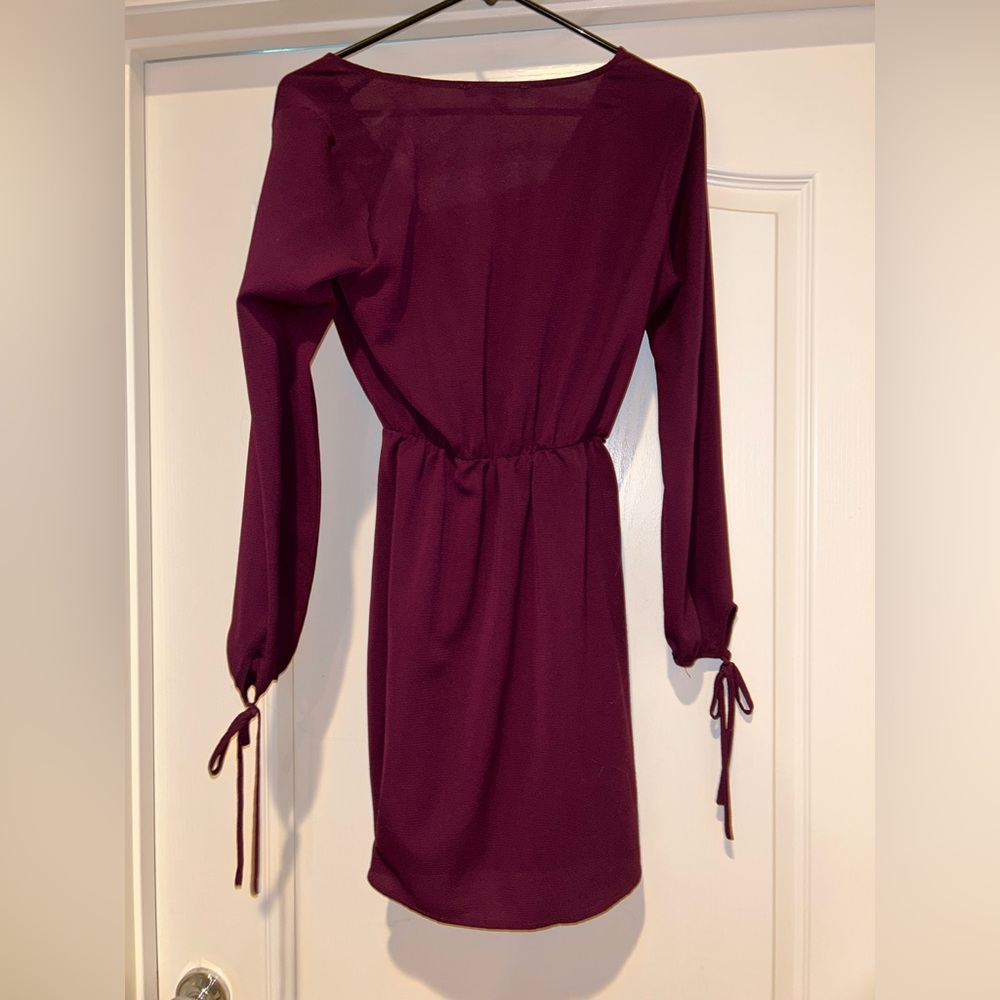 purple dress